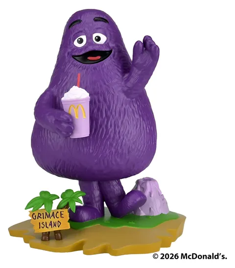 NECA McDonald's Grimace Head Knocker Bobblehead – 20 cm