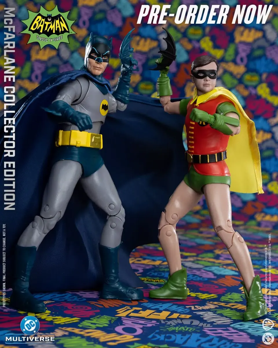 McFarlane Toys DC Multiverse Batman & Robin Classic TV Series 7" 2-Pack - Image 6