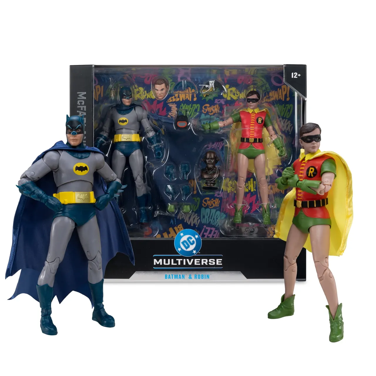 McFarlane Toys DC Multiverse Batman & Robin Classic TV Series 7" 2-Pack - Image 2