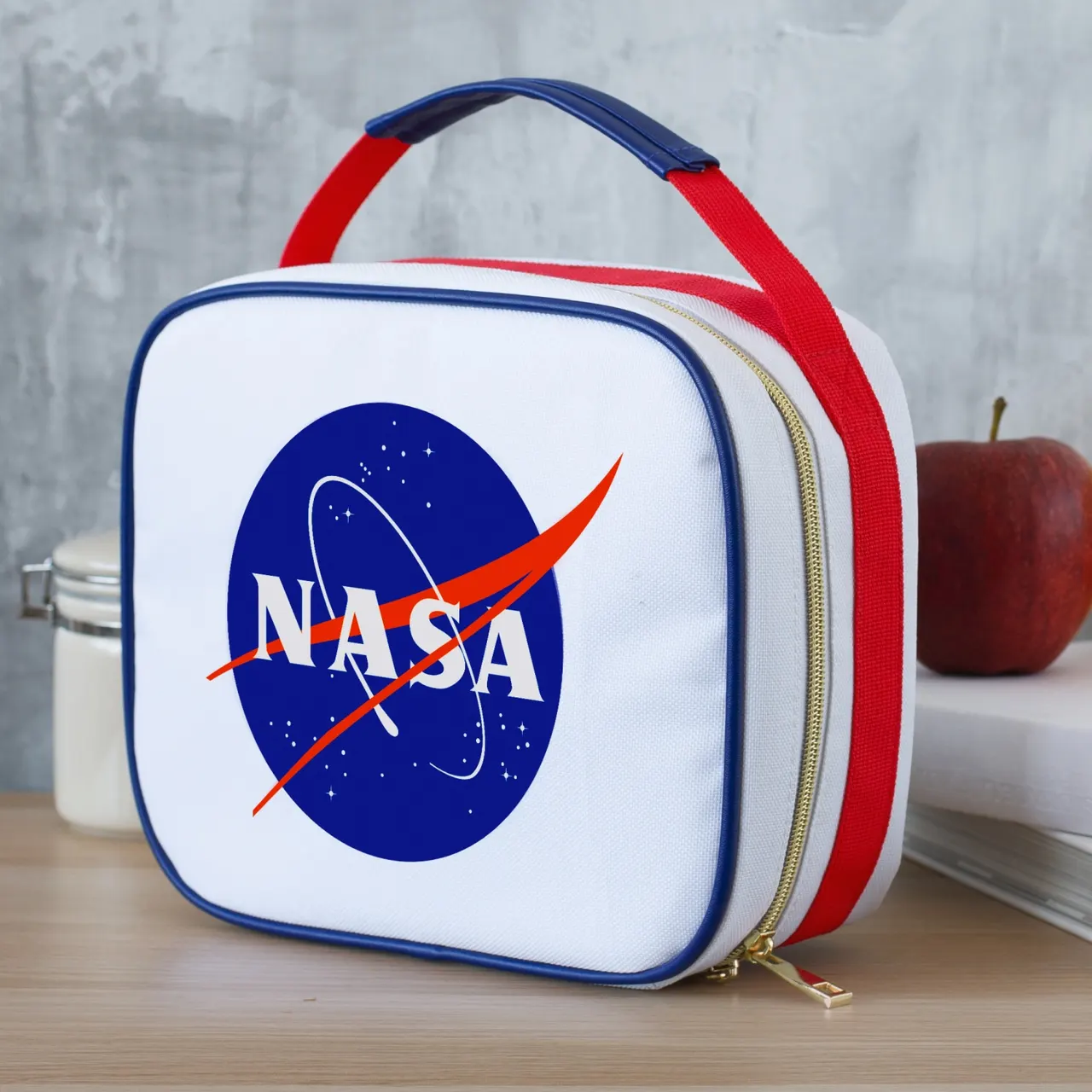 Thumbs Up NASA Lunch Bag – Space-Themed Reusable Bag - Image 1