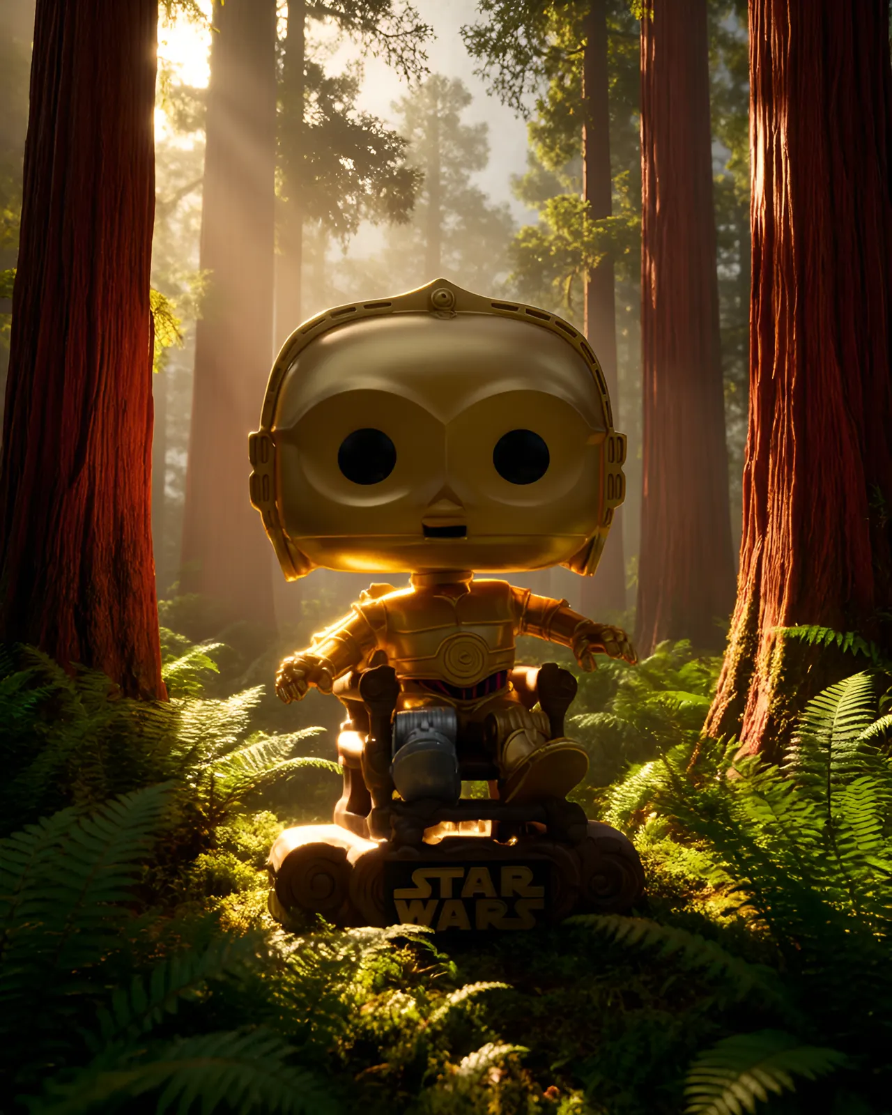 Funko Pop! Star Wars 40th Anniversary C-3PO In Chair Vinyl Bobblehead - Image 4