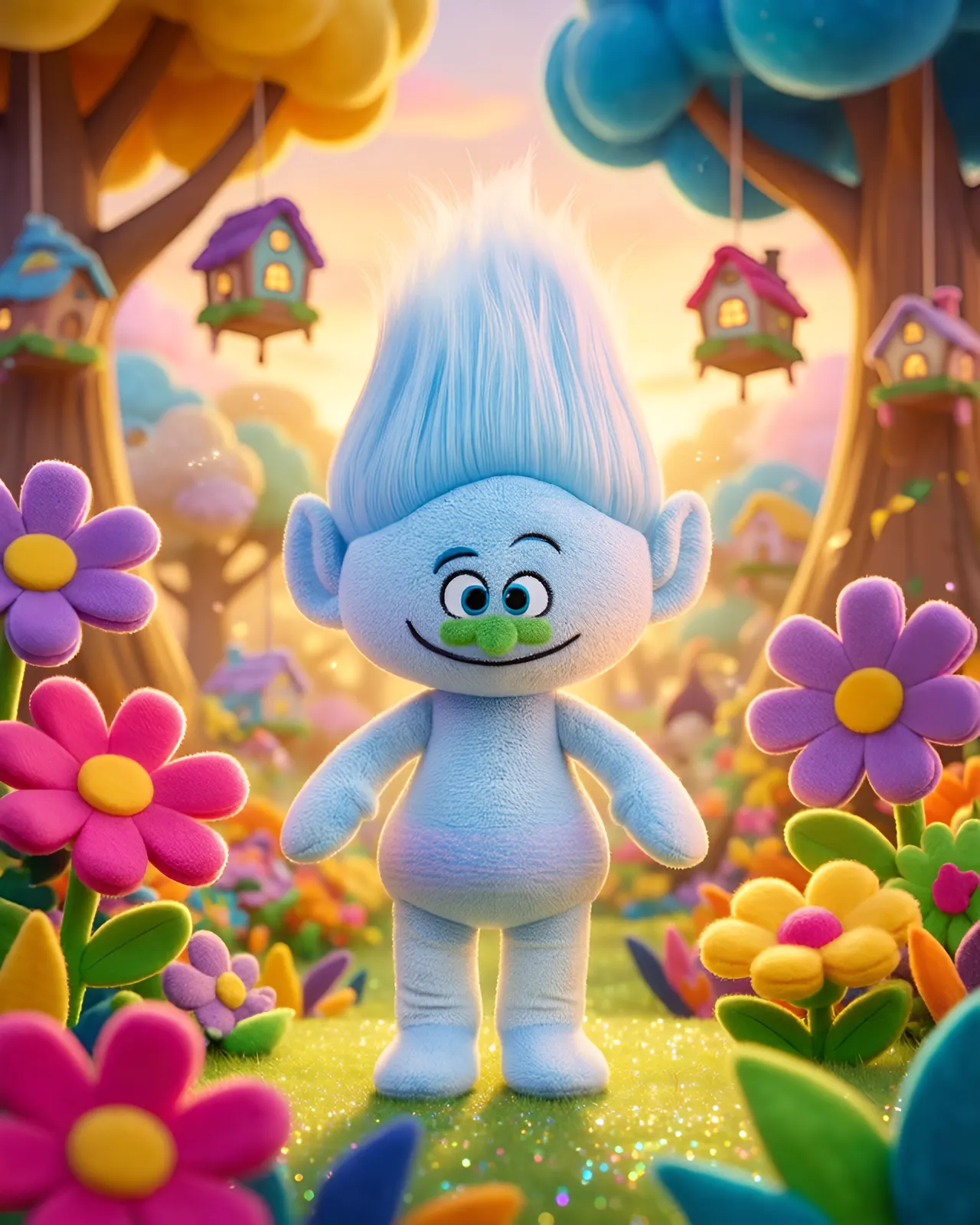 Dreamworks Trolls Guy Diamond Jumbo Plush Doll – Large Hug Size - Image 2