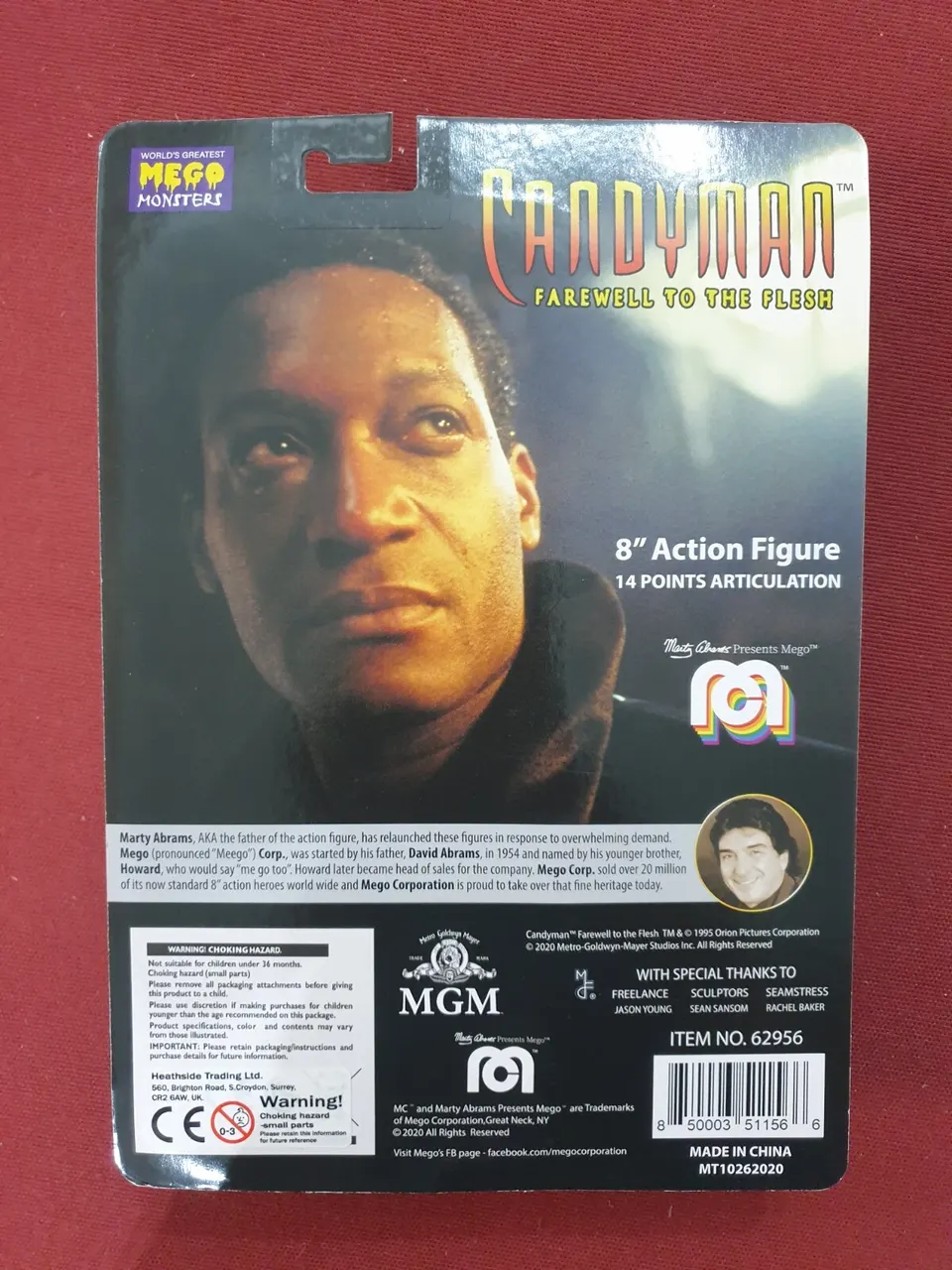 Mego Toys Candyman 8" Action Figure – Horror Collectible - Image 3