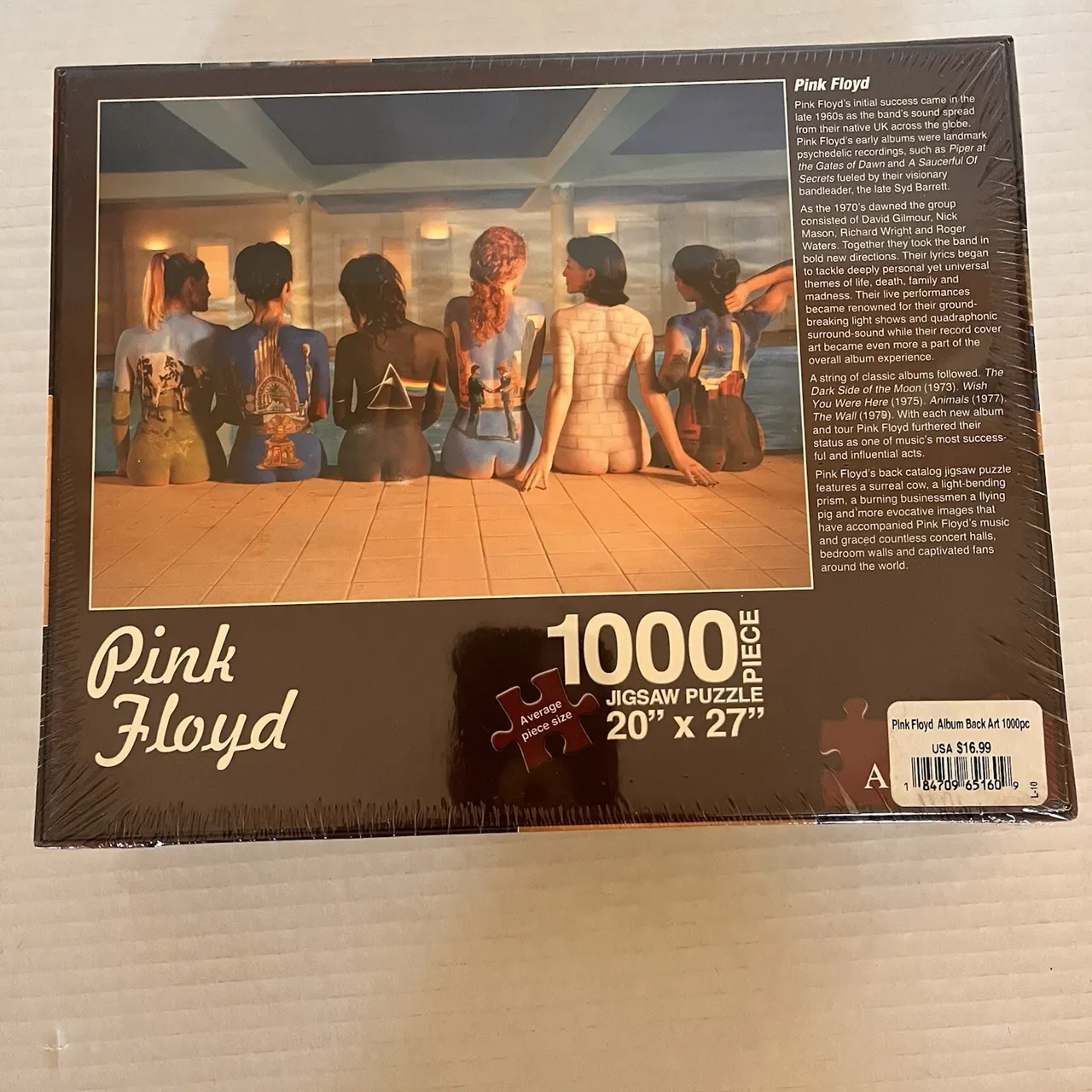 Aquarius Pink Floyd Back Art 1000-Piece Jigsaw Puzzle 20x27 - Image 3