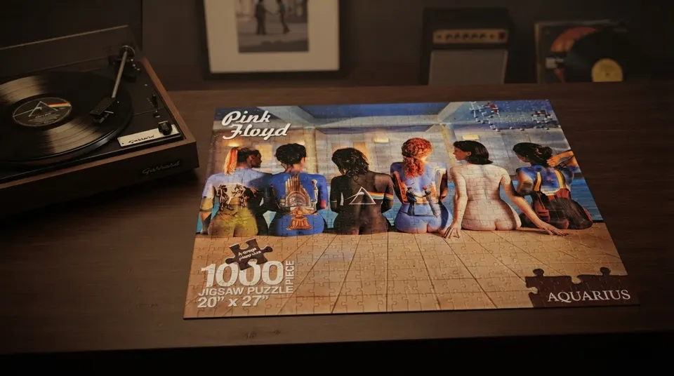 Aquarius Pink Floyd Back Art 1000-Piece Jigsaw Puzzle 20x27