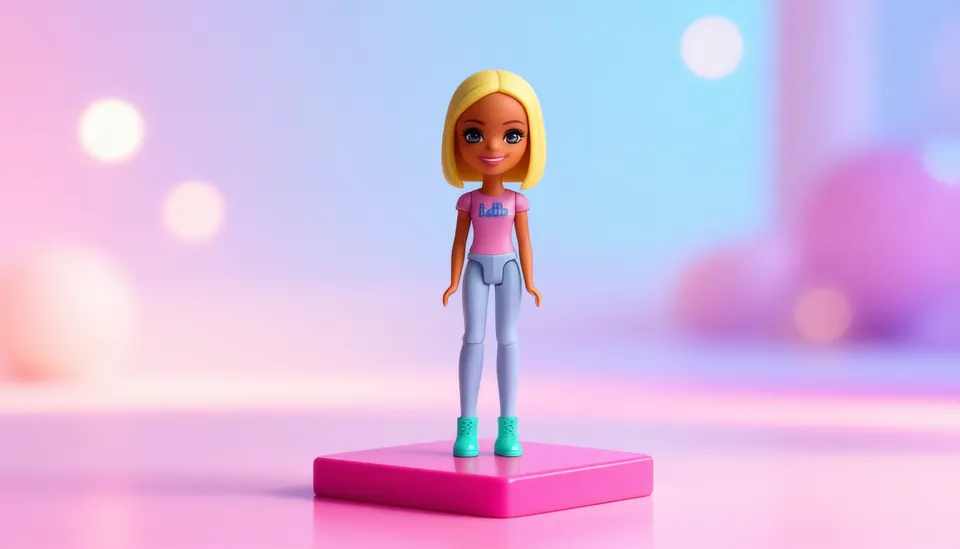 Mattel Barbie On The Go 4" Figure FHV73 – 2017
