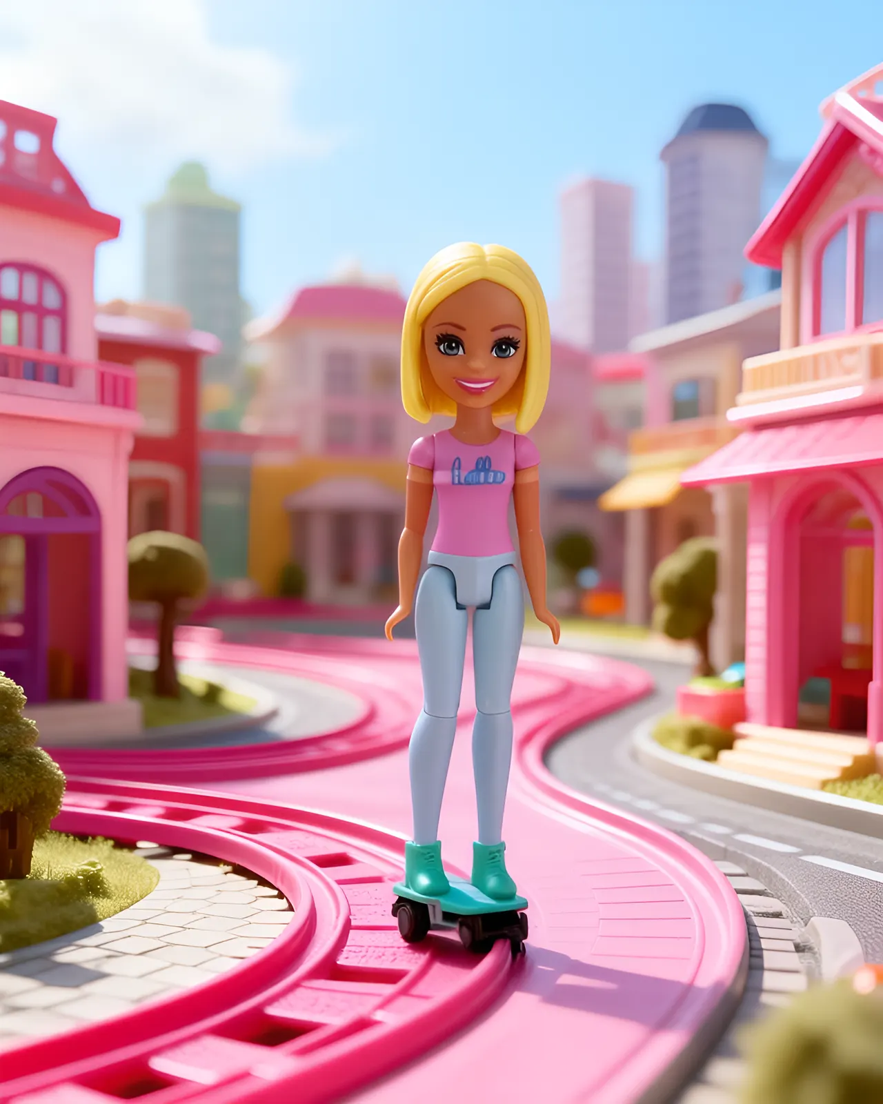 Mattel Barbie On The Go 4" Figure FHV73 – 2017 - Image 5