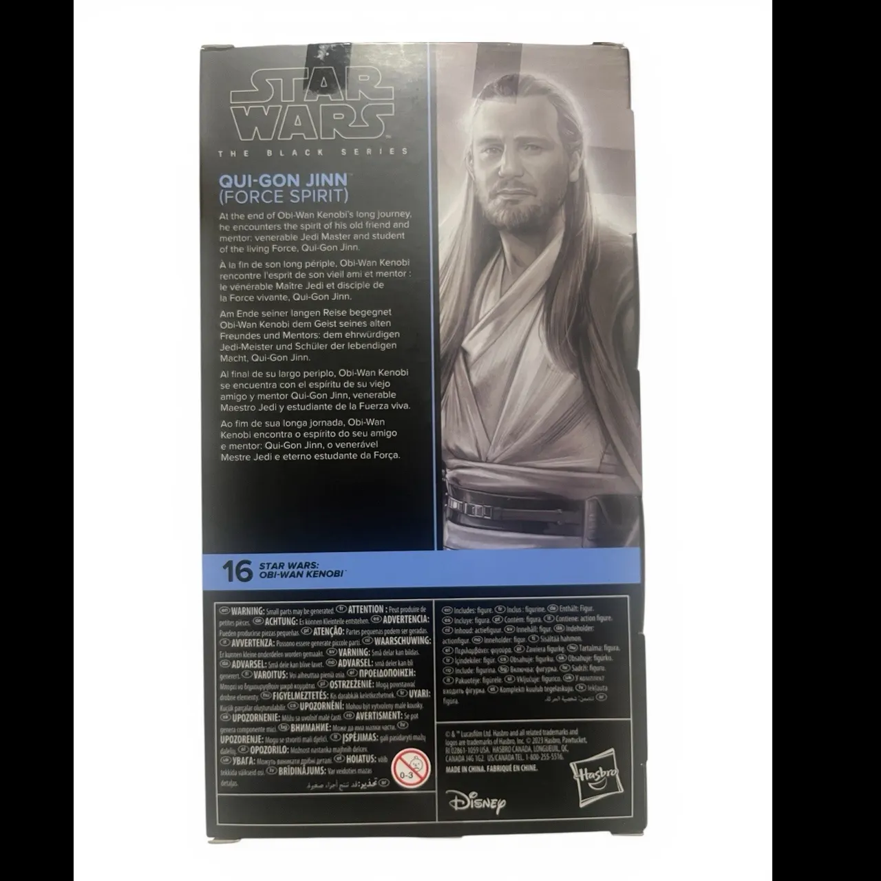 Hasbro Star Wars Black Series Qui-Gon Jinn Force Spirit 6" Figure - Image 4