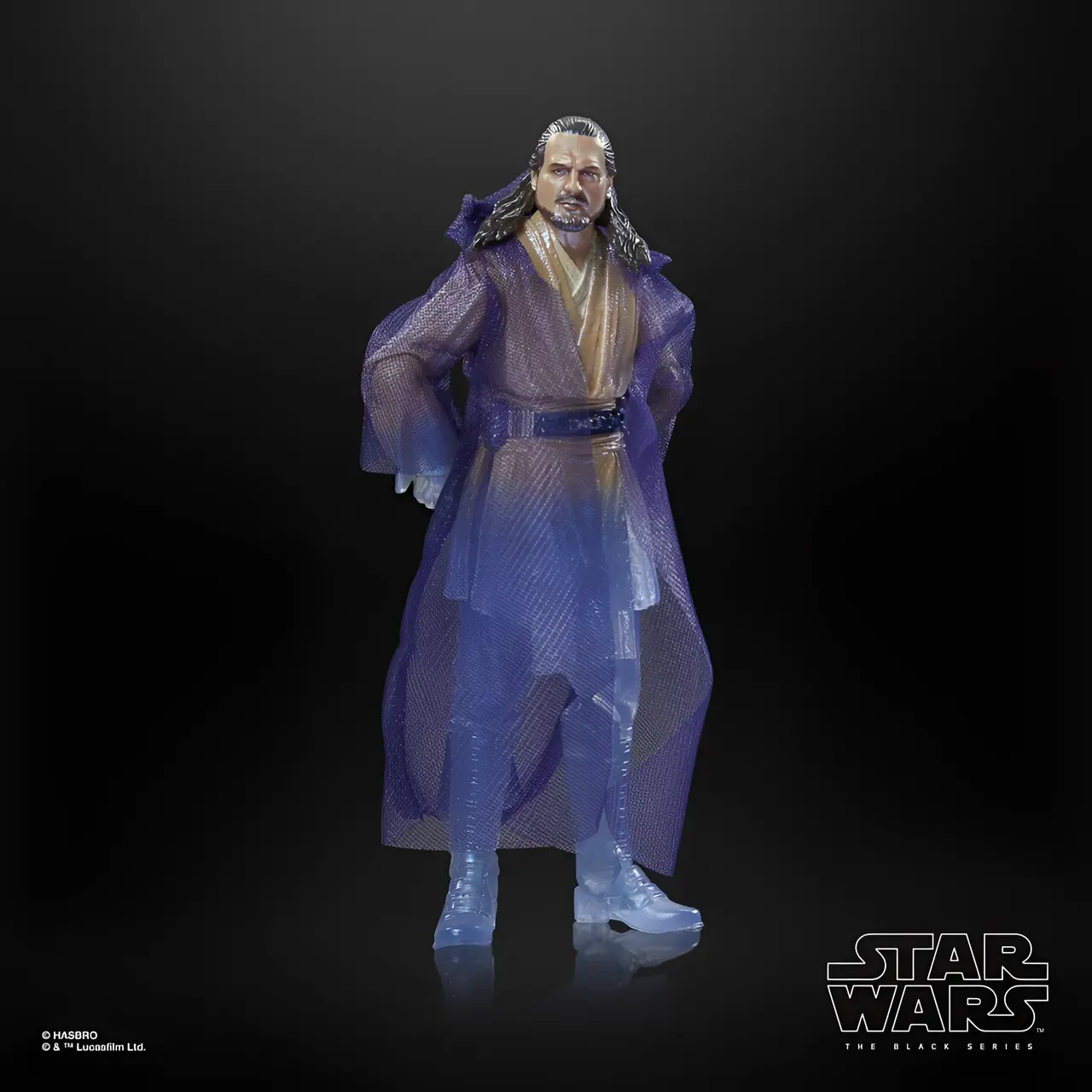 Hasbro Star Wars Black Series Qui-Gon Jinn Force Spirit 6" Figure - Image 1