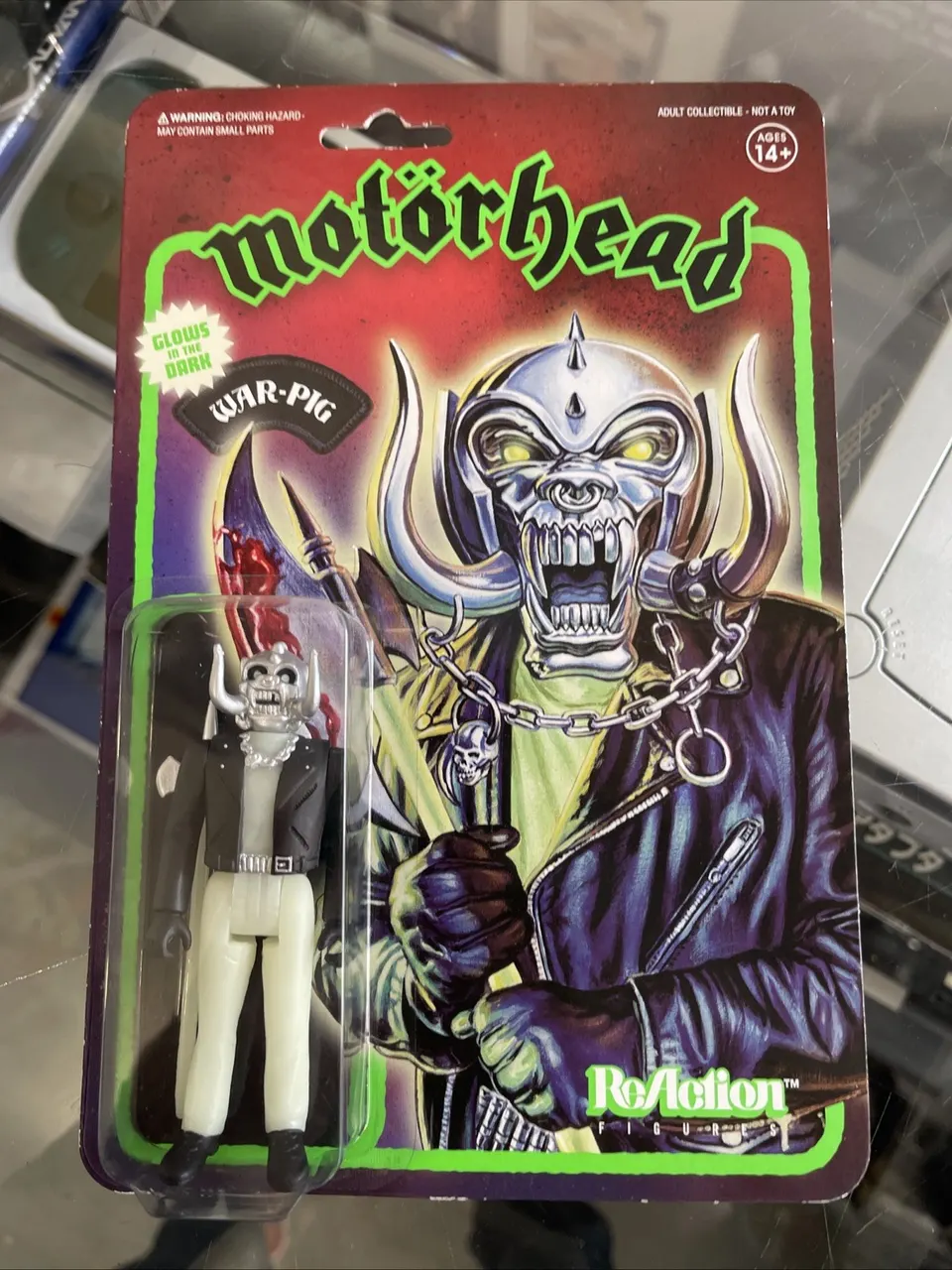 Super7 Motörhead Warpig Glow-in-the-Dark ReAction Figure 3.75" - Image 4