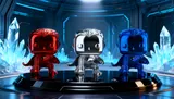 Funko Pop! Heroes Superman Chrome 3-Pack NYCC Shared Exclusive - Thumbnail 10