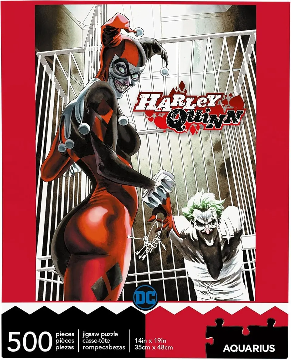 Aquarius DC Comics Harley Quinn & Joker 500-Piece Jigsaw Puzzle - Image 3