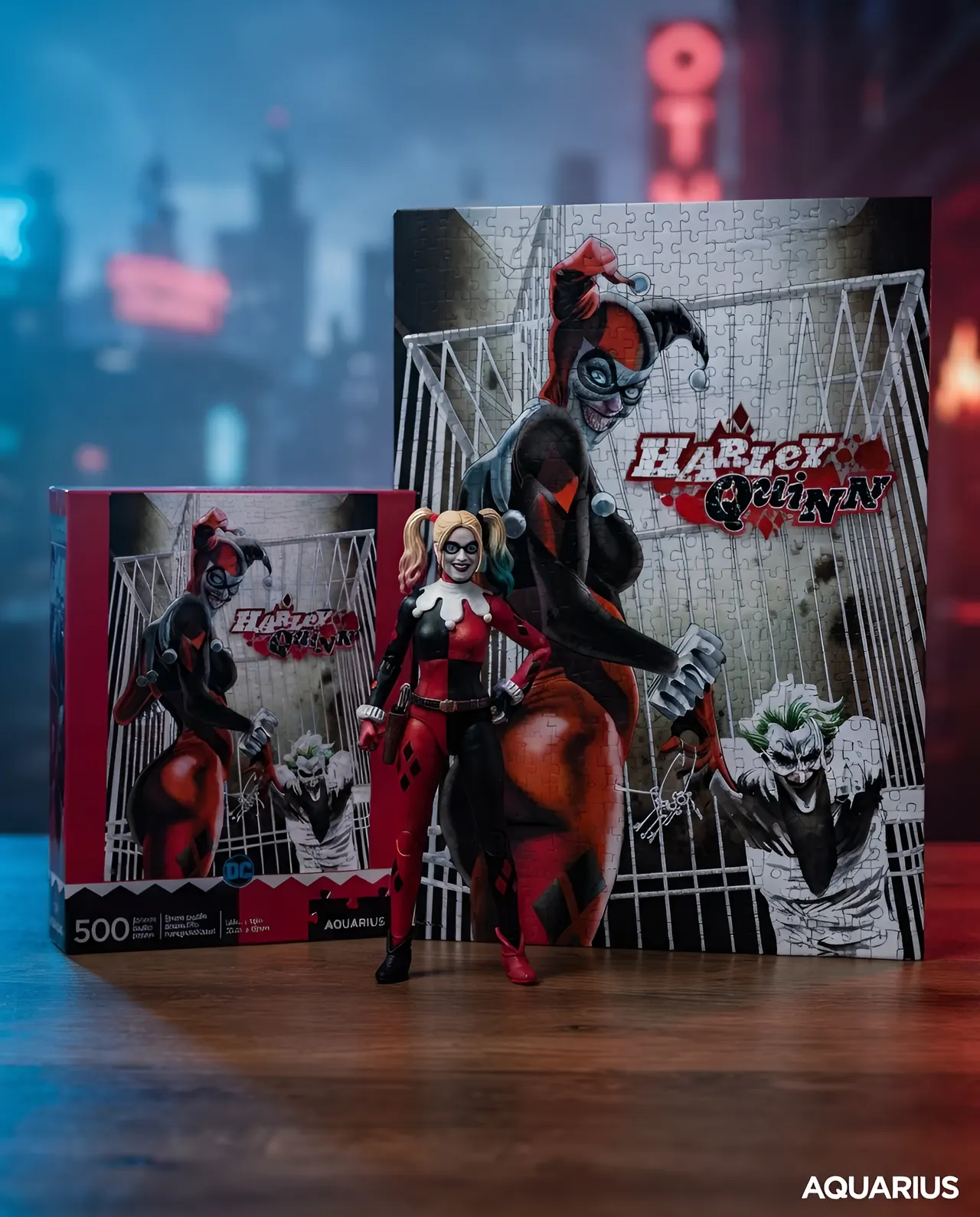 Aquarius DC Comics Harley Quinn & Joker 500-Piece Jigsaw Puzzle - Image 5