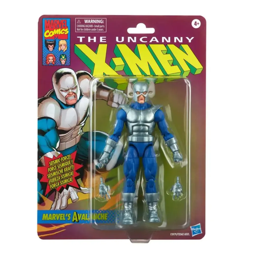 Hasbro Marvel Legends Retro Collection Avalanche Figure – 6" Scale - Image 5