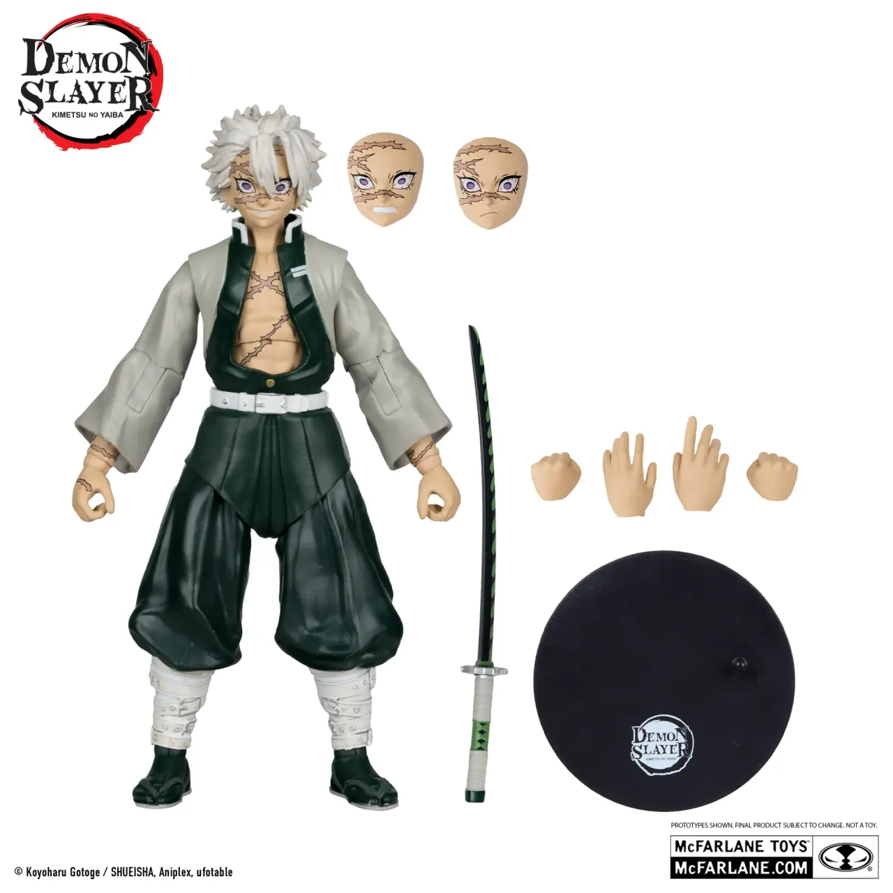 McFarlane Toys Sanemi Shinazugawa 7\" Figurine articulée – Demon Slayer - Image 3