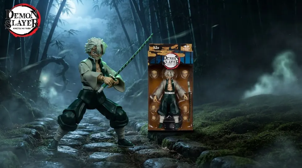 McFarlane Toys Sanemi Shinazugawa 7\" Figurine articulée – Demon Slayer