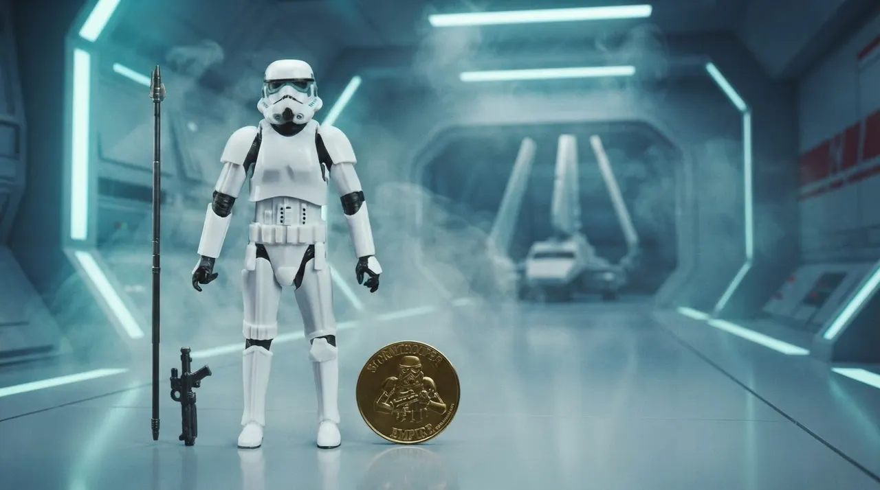 Hasbro Star Wars Black Series Imperial Stormtrooper Figure with Coin - Image 10