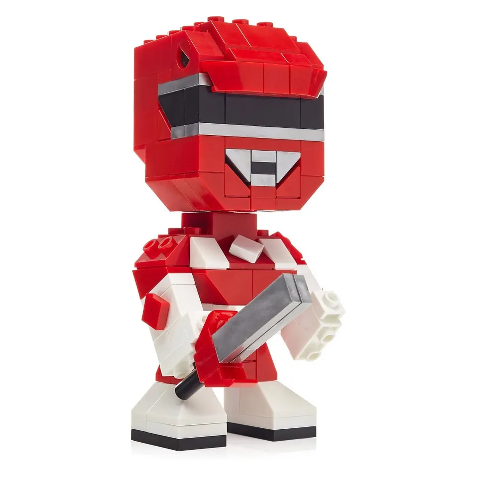 Mega Construx Power Rangers Red Ranger Kubros Buildable Figure - Image 1