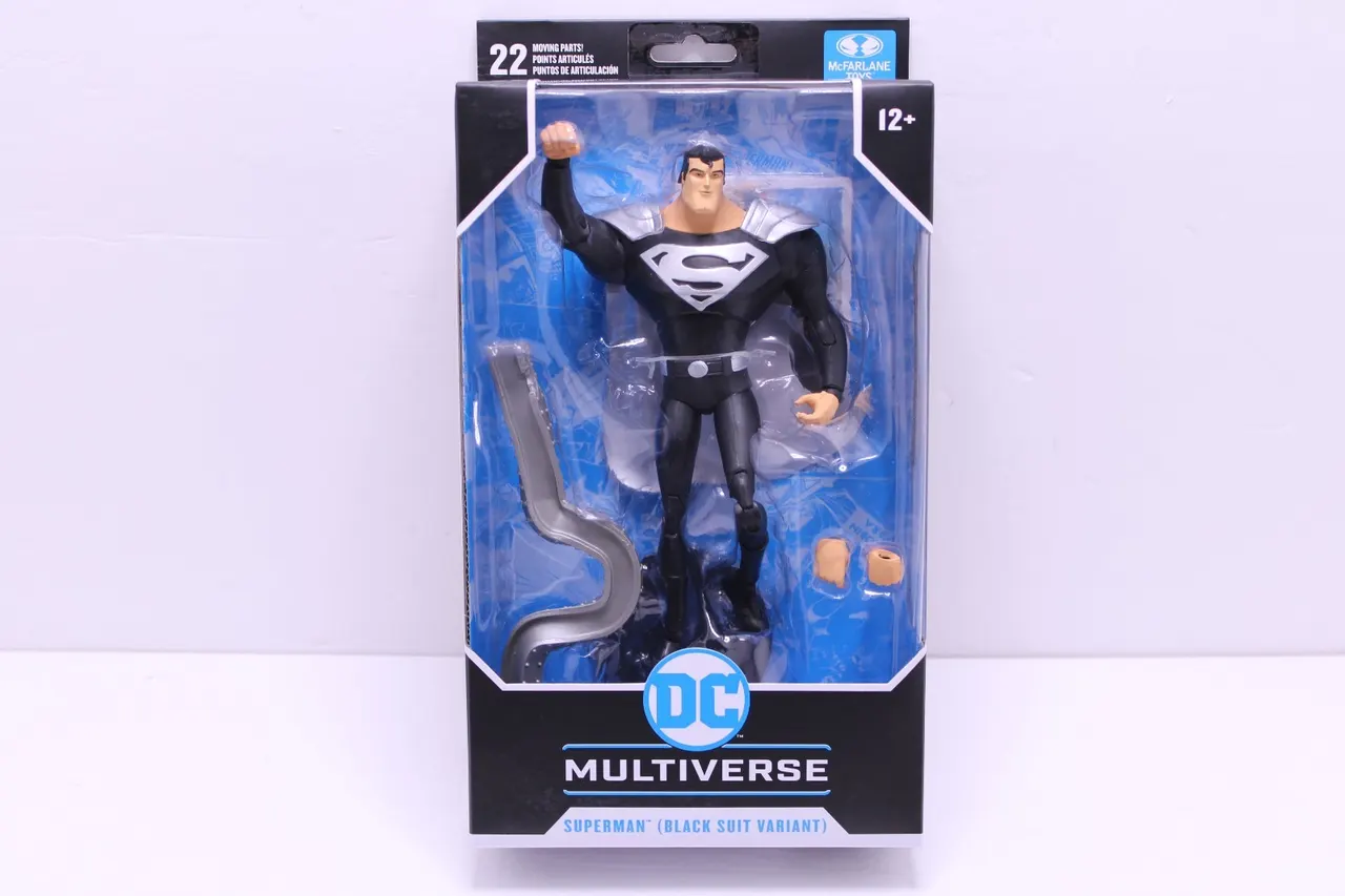 McFarlane Toys DC Multiverse Superman Black Variant 7" Figure - Image 1