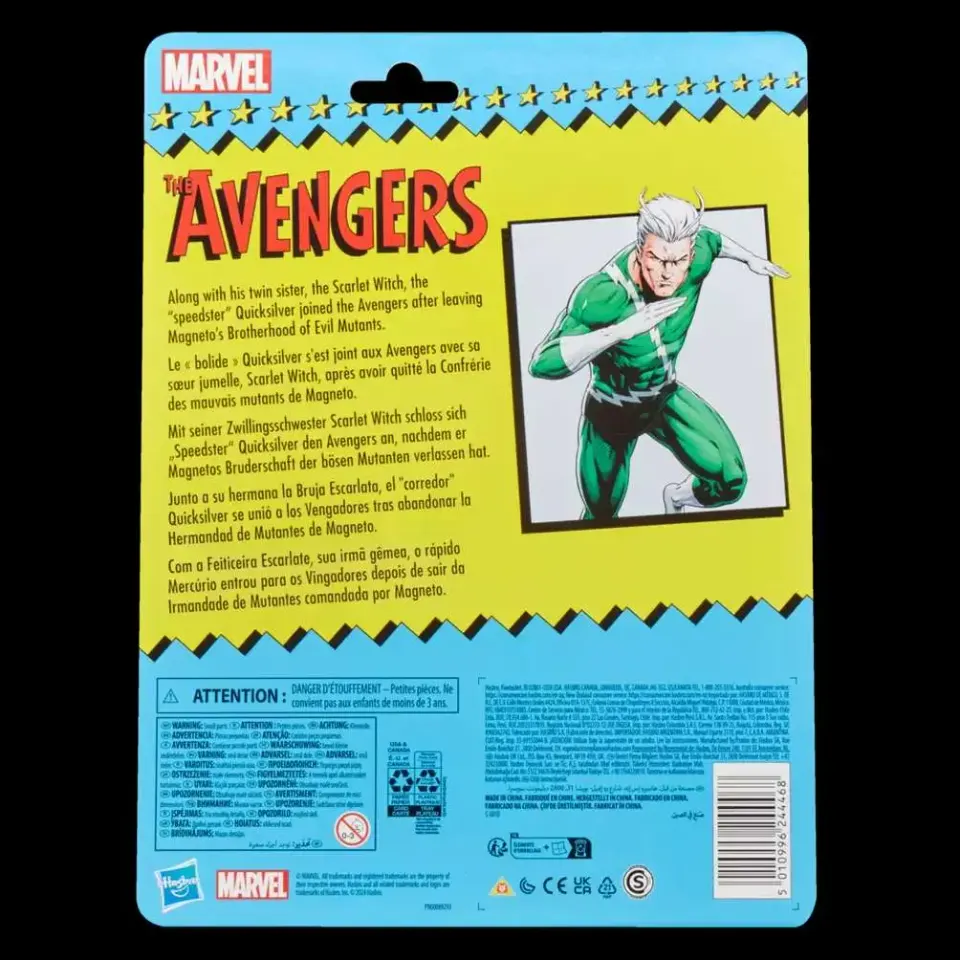 Hasbro Marvel Legends Retro Quicksilver 6\" Figurine articulée – Avengers - Image 5