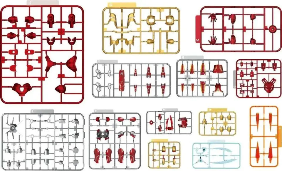 Blokees Champion Class DX Iron Man MK85 Model Kit – Marvel - Image 7