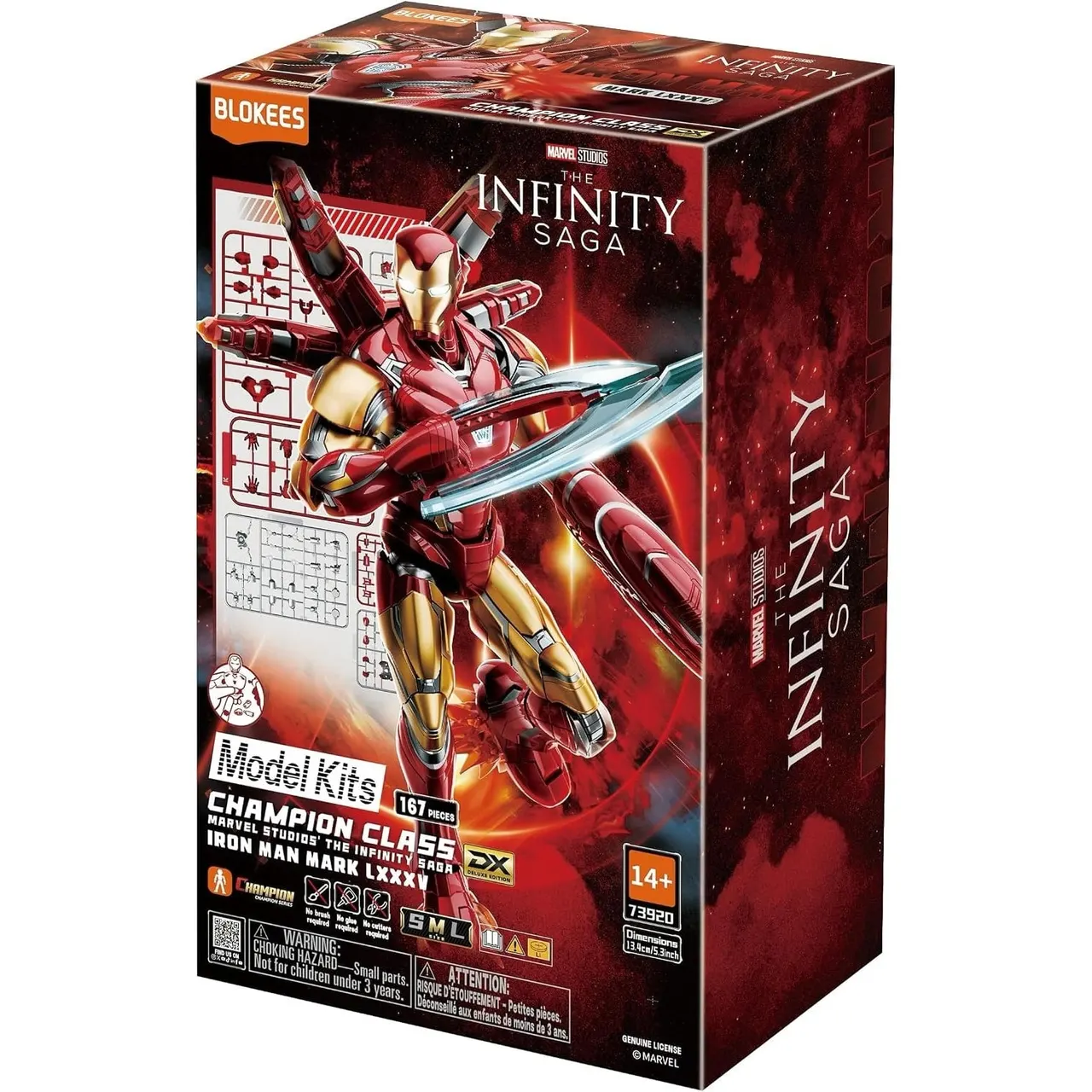 Blokees Champion Class DX Iron Man MK85 Model Kit – Marvel - Image 1