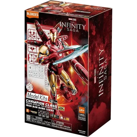 Blokees Champion Class DX Iron Man MK85 Kit de modélisation – Marvel