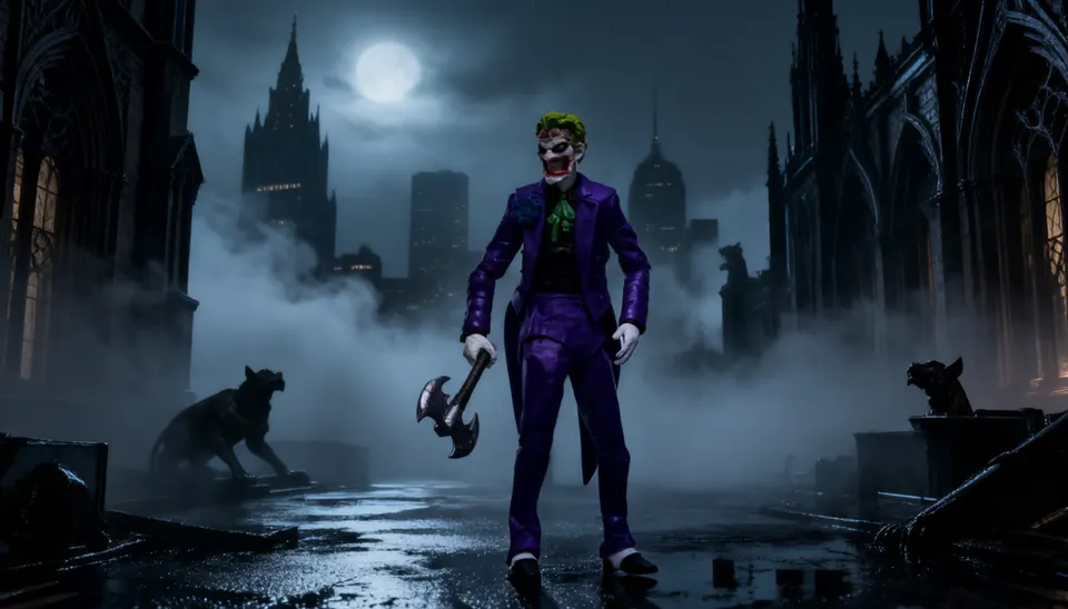 McFarlane Toys DC Multiverse Joker Death of the Family Gold Label
