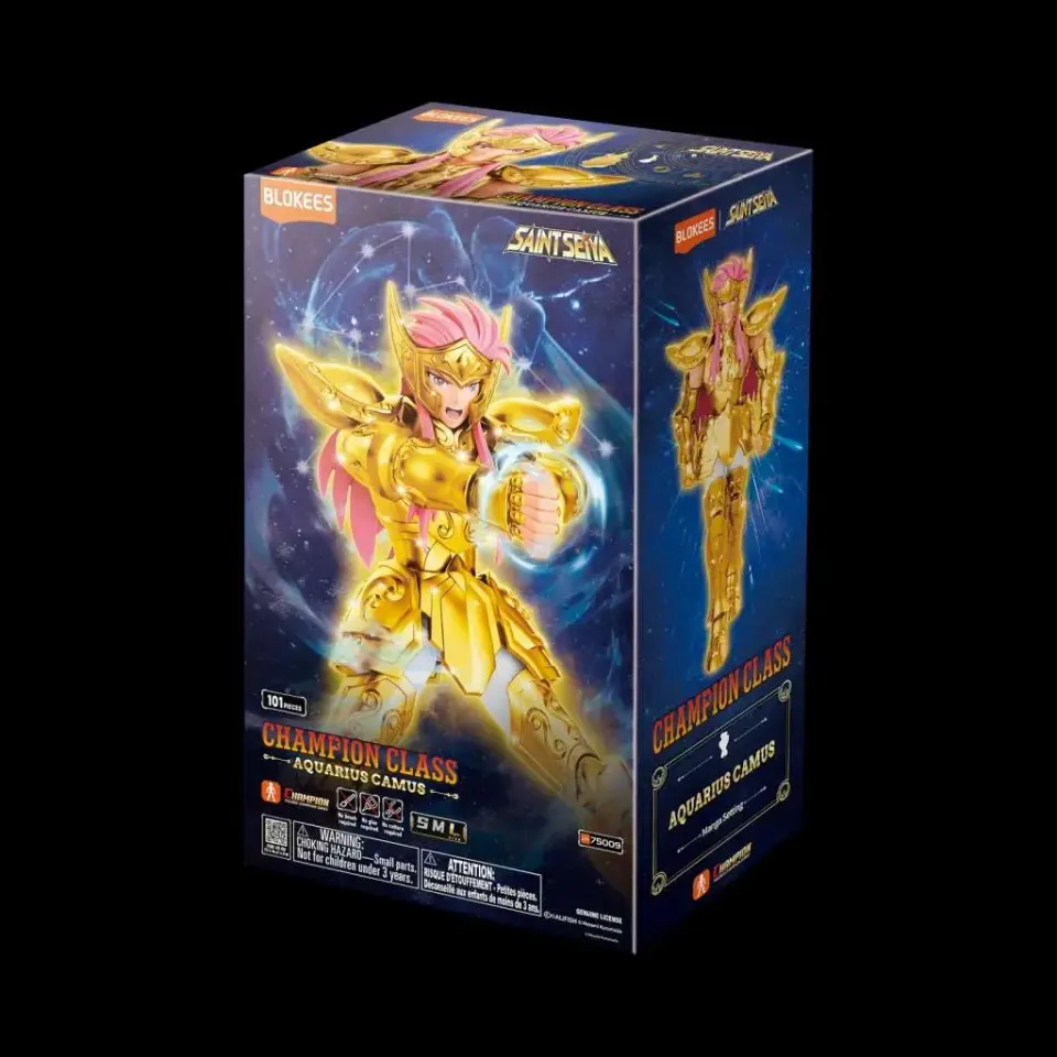 Blokees Saint Seiya Champion Class 08 Aquarius Camus Model Kit - Image 7