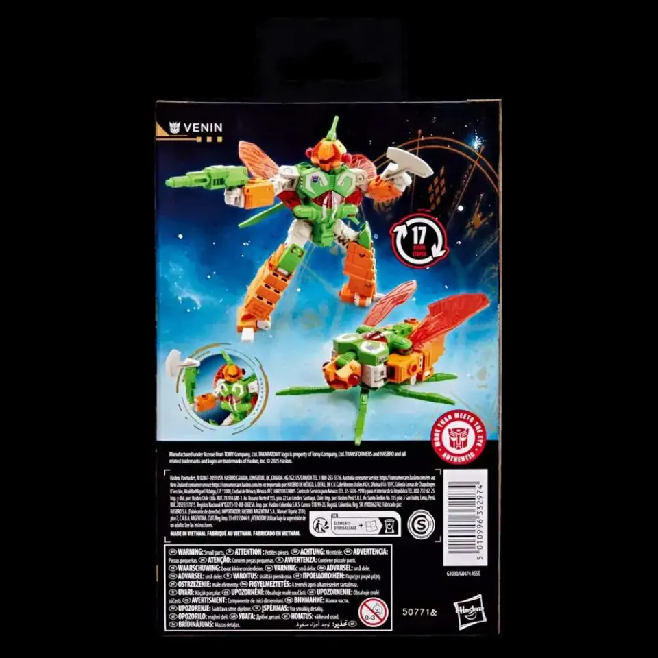 Hasbro Transformers Venin Deluxe Class Action Figure – Age of the Primes - Image 4