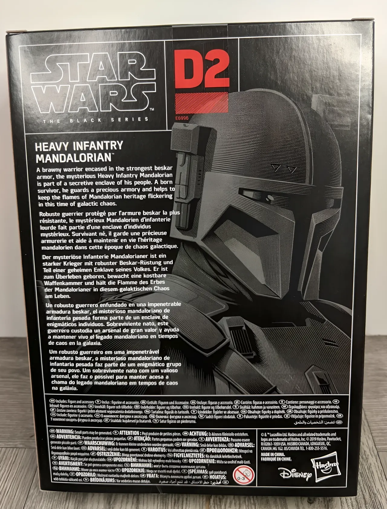 Hasbro Star Wars Black Series Deluxe Heavy Infantry Mandalorian 6\" Figure - Image 5