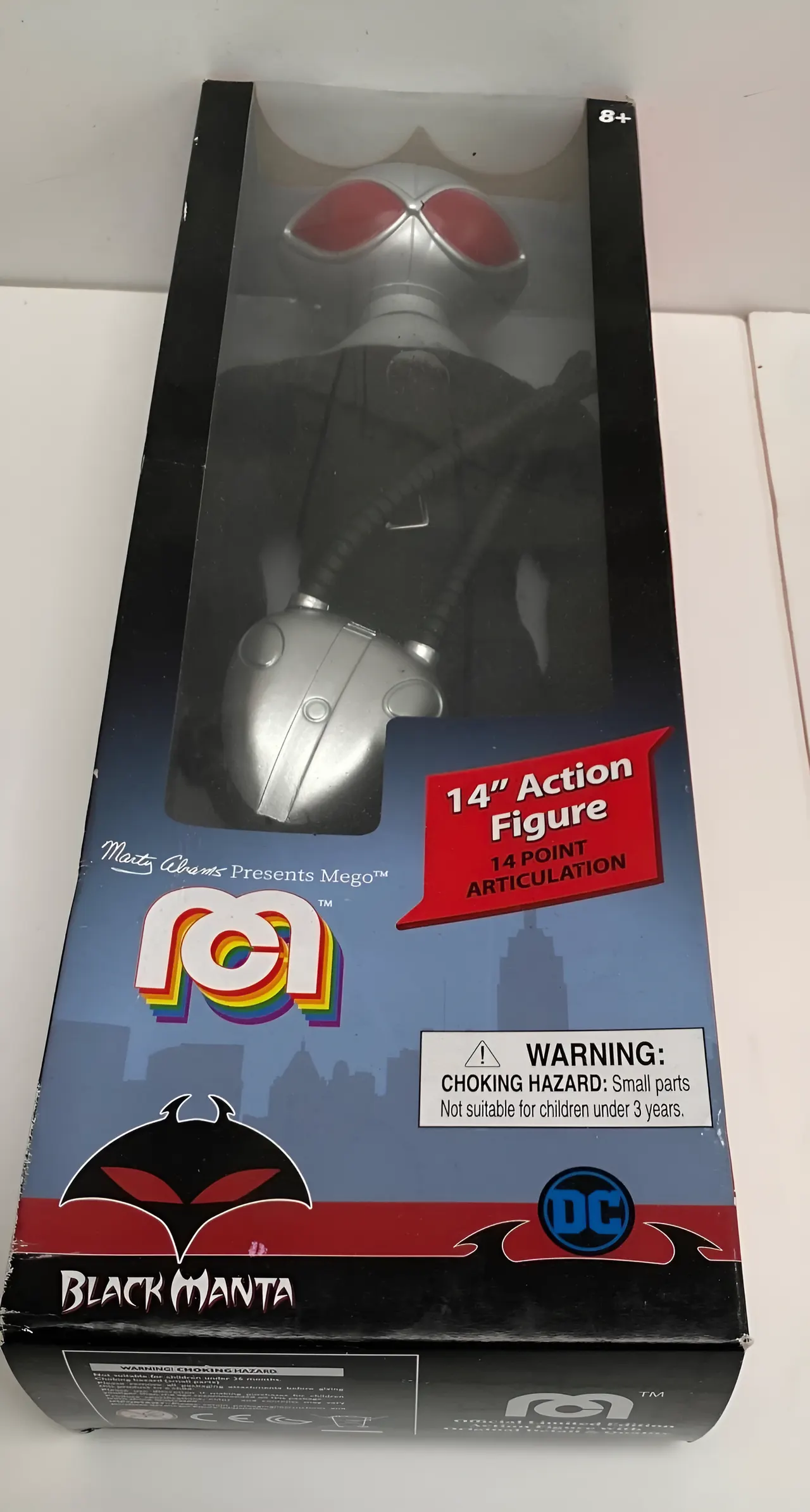 Mego Toys Black Manta 14" Action Figure – 14 Articulation Points - Image 2