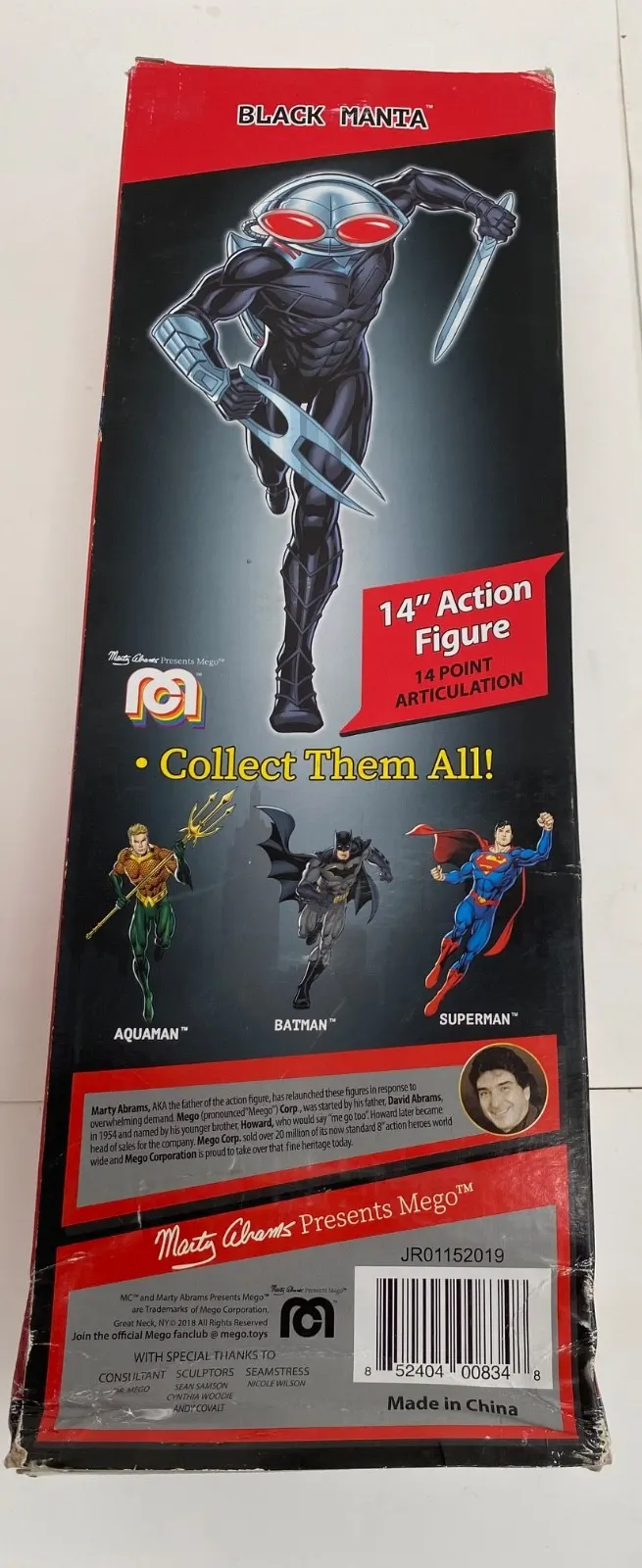 Mego Toys Black Manta 14" Action Figure – 14 Articulation Points - Image 7