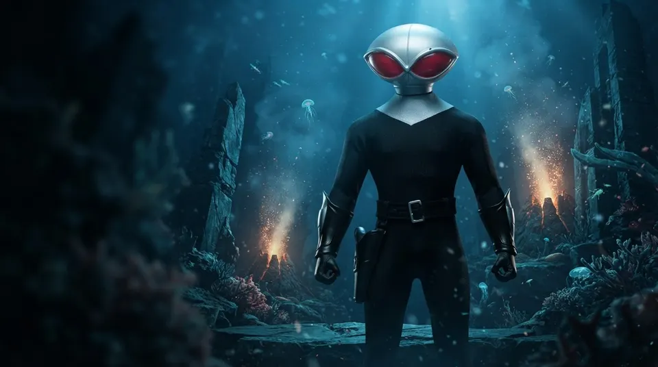 Mego Toys Black Manta 14" Action Figure – 14 Articulation Points