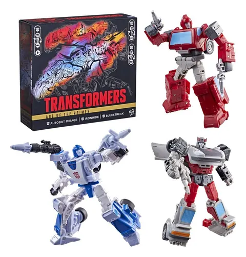 Hasbro Transformers Age of the Primes Mirage, Bluestreak & Ironhide