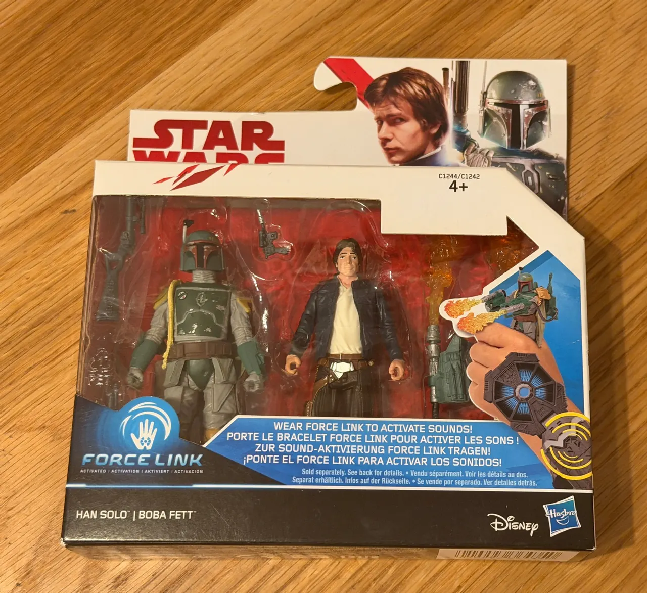 Hasbro Star Wars Boba Fett & Han Solo 3,75" Force Link 2-Pack - Image 4