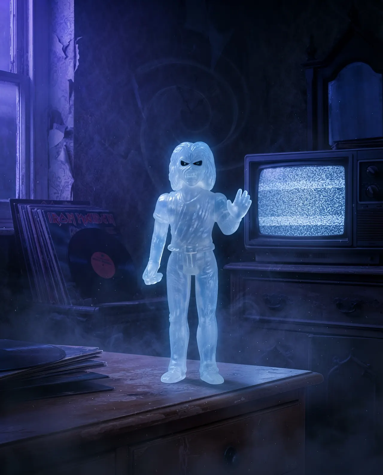 Super7 Iron Maiden Spectral Eddie ReAction 3.75" Figura de Acción - Image 8