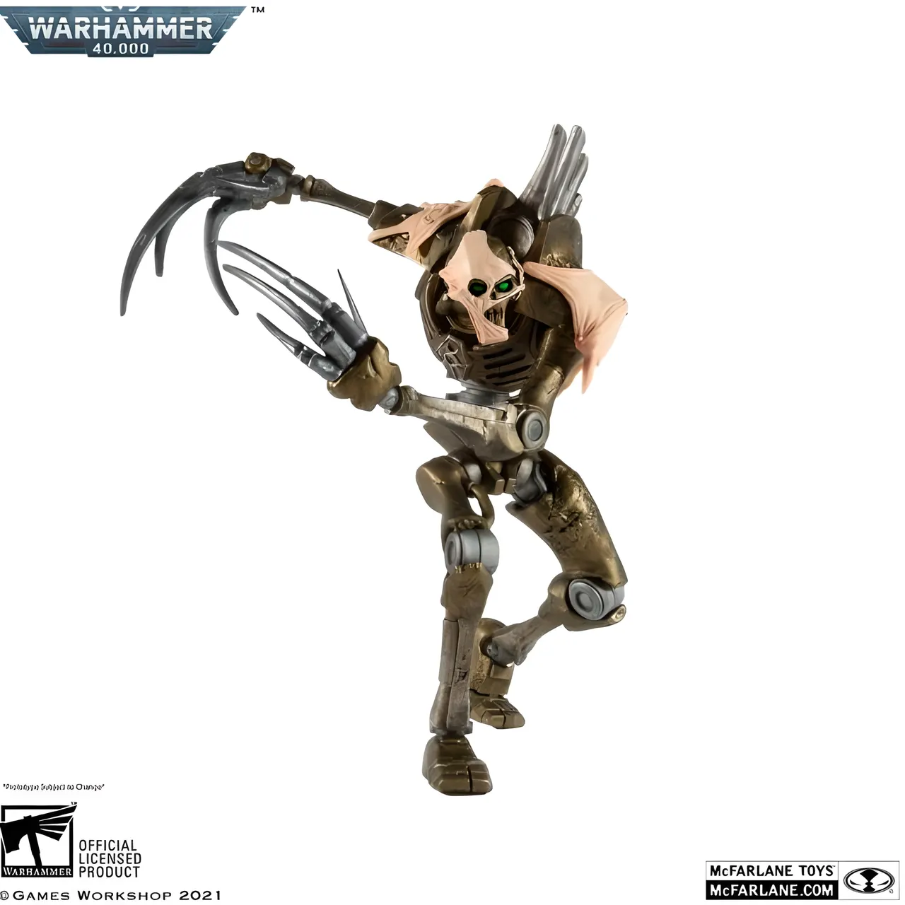 McFarlane Toys Warhammer 40K Necron Flayed One 7" Action Figure - Image 6