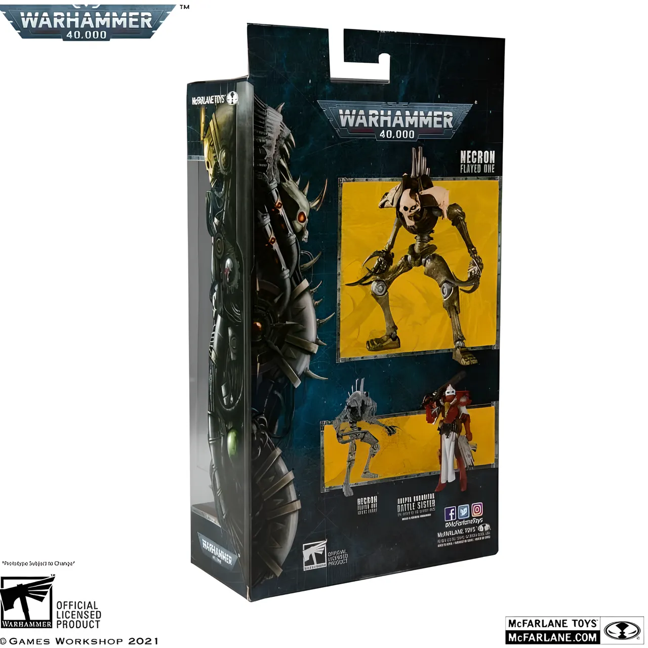 McFarlane Toys Warhammer 40K Necron Flayed One 7" Action Figure - Image 10