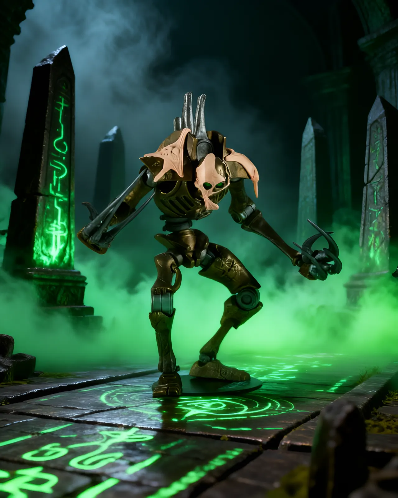 McFarlane Toys Warhammer 40K Necron Flayed One 7" Action Figure - Image 12