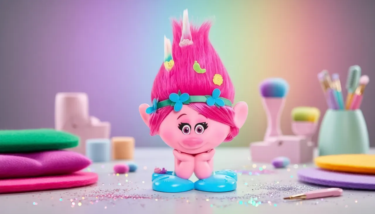 Giochi Preziosi Trolls Styling Head – Hair Styling Playset - Image 3