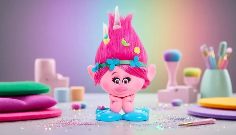 Giochi Preziosi Trolls Styling Head – Hair Styling Playset
