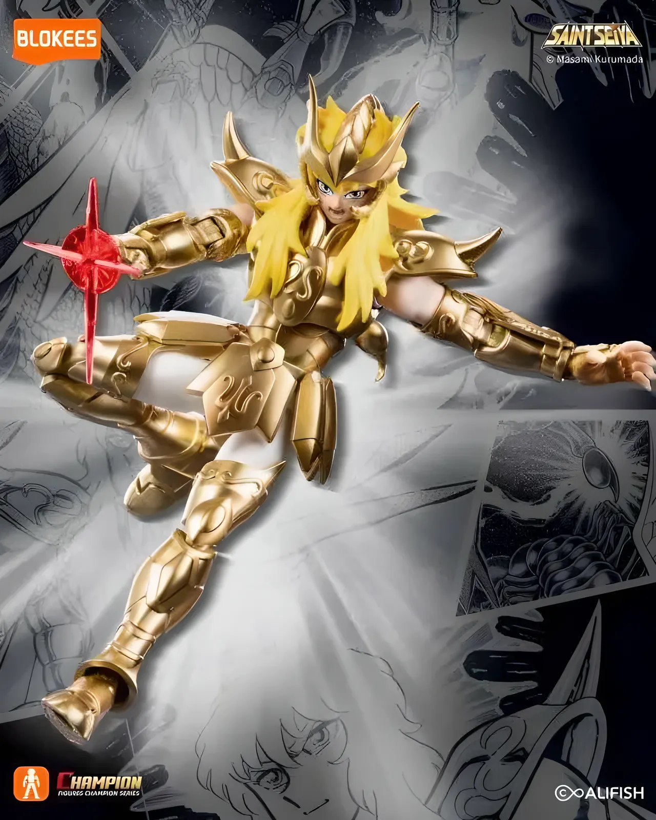 Blokees Saint Seiya Champion Class Scorpio Miro Model Kit - Image 6