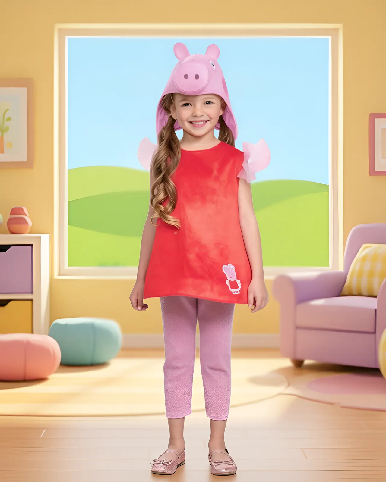 Comogiochi Peppa Pig Original Dress-up Costume for Girls - Image 3