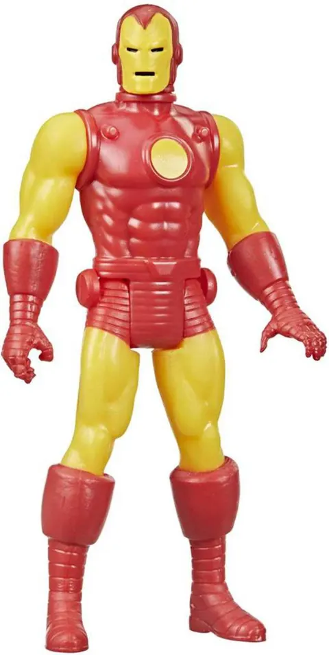 Hasbro Marvel Legends Iron Man Retro 375 Figura 3.75"