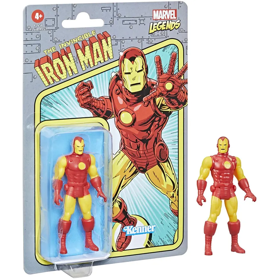 Hasbro Marvel Legends Iron Man Retro 375 3.75" Figure - Image 5
