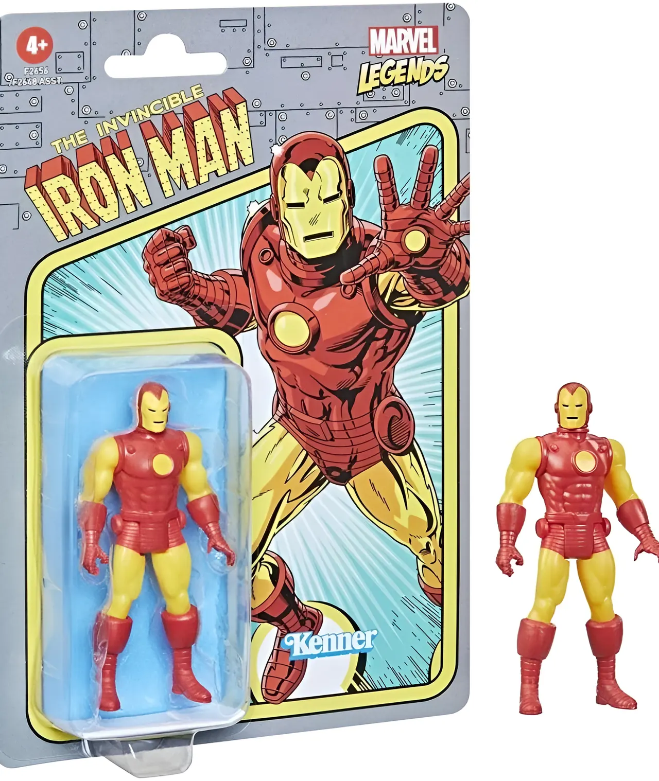 Hasbro Marvel Legends Iron Man Retro 375 3.75" Figure - Image 4