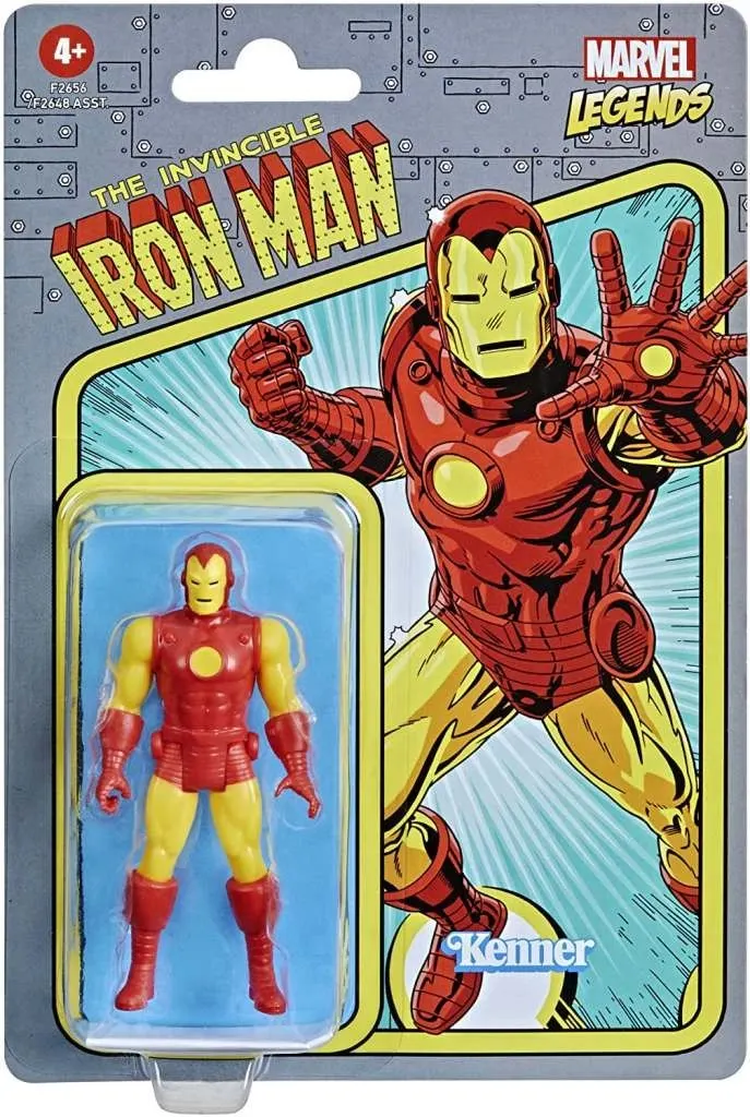 Hasbro Marvel Legends Iron Man Retro 375 3.75" Figure - Image 6