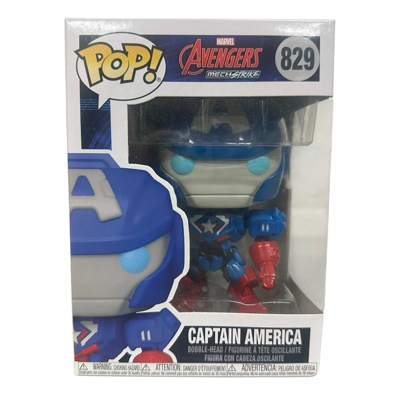 Funko Pop! Marvel Avengers Mech Strike - Captain America (81907978) - Image 2