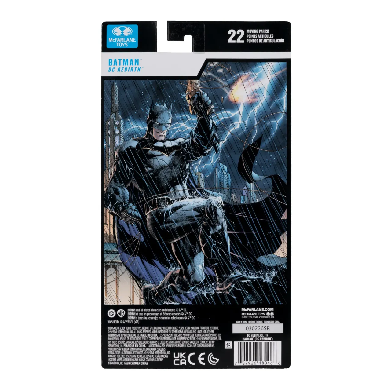 McFarlane Toys DC Multiverse Batman (DC Rebirth) 7" Action Figure - Image 6